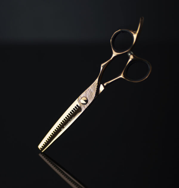 Mr. Mustache Craft Rose Gold - Knipschaar Effileerschaar - 6.0" / 6.5" - Afbeelding 4
