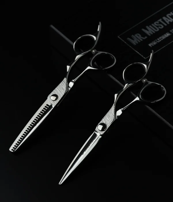 Mr. Mustache Craft Gold - Knipschaar Effileerschaar - 5.5" / 6.0" / 6.5"