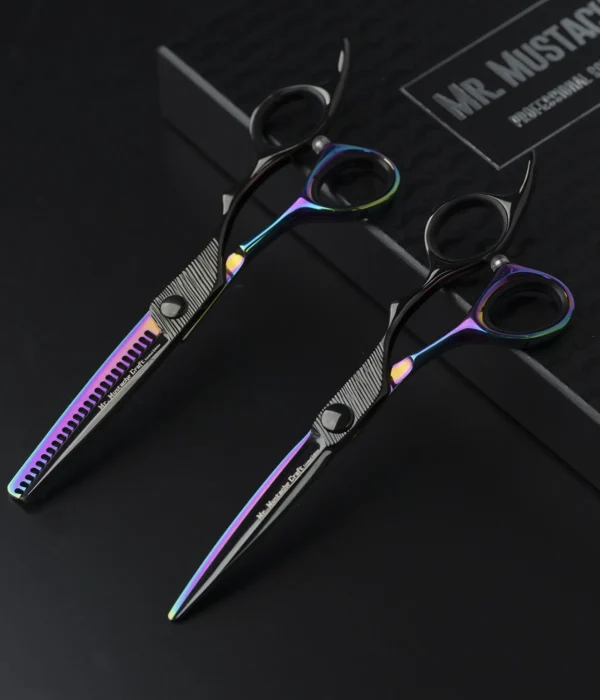 Mr. Mustache Craft x Gasolina - Knipschaar Effileerschaar - 5.5" / 6.0" / 6.5"